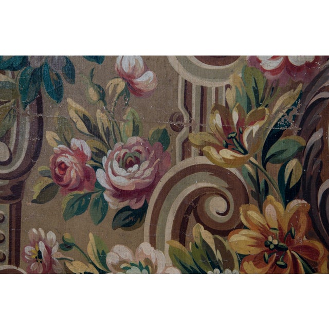 Brown Mid 19th Century French Cartoon Victorian Style Painting For Sale - Image 8 of 8