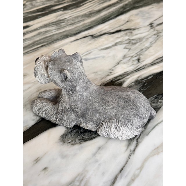1981 Sandicast Schnauzer Figure For Sale - Image 4 of 15