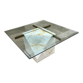 Artedi Onyx Coffee Table Italian 1970s For Sale