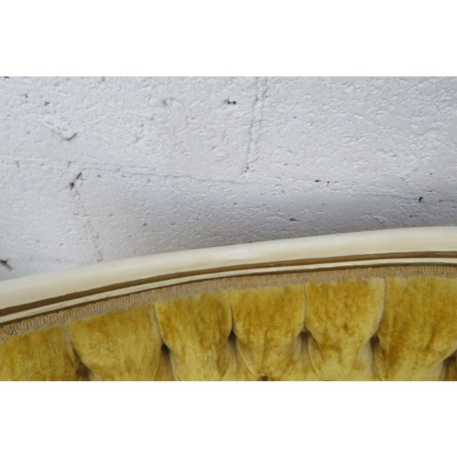 French Carved Asymmetrical Ladies Parlor Side Chairs a Pair 6287 For Sale - Image 10 of 18