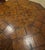 Coffee Vintage Handcrafted Matchstick Inlay Game Table For Sale - Image 8 of 12