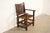 A rare and exceptional antique Mission or Arts & Crafts period armchair, club chair, or dining captain chair By Gustav...