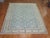Turkish Sivas carpet with an all-over blue motif rug and ivory border. 8'6'' x 12'