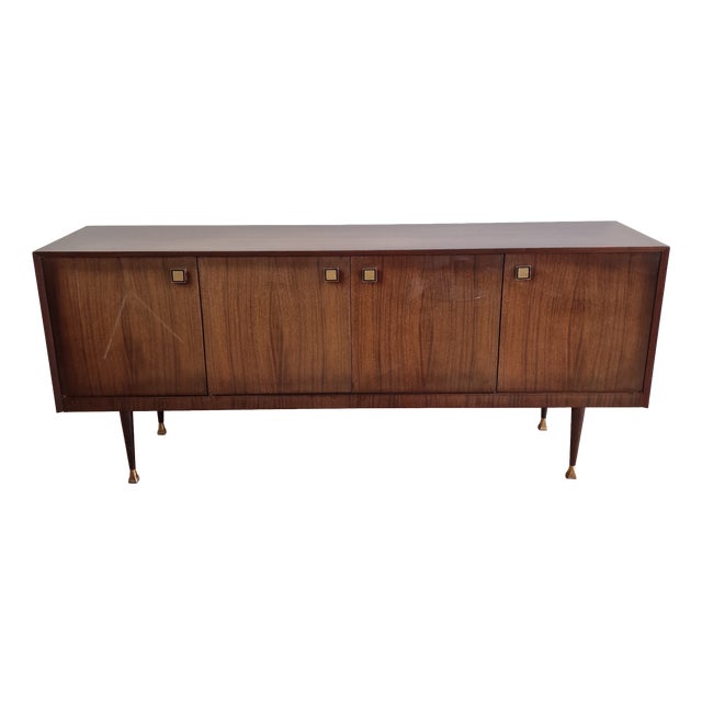 Mid-Century Modern Italian Mahogany Sideboard, 1960s For Sale