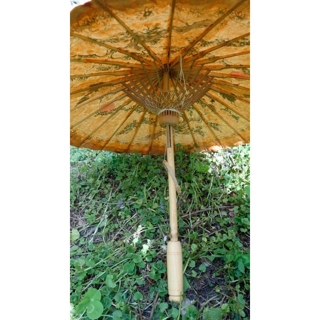 Japanese Rice Paper Paper Parasol For Sale - Image 9 of 9