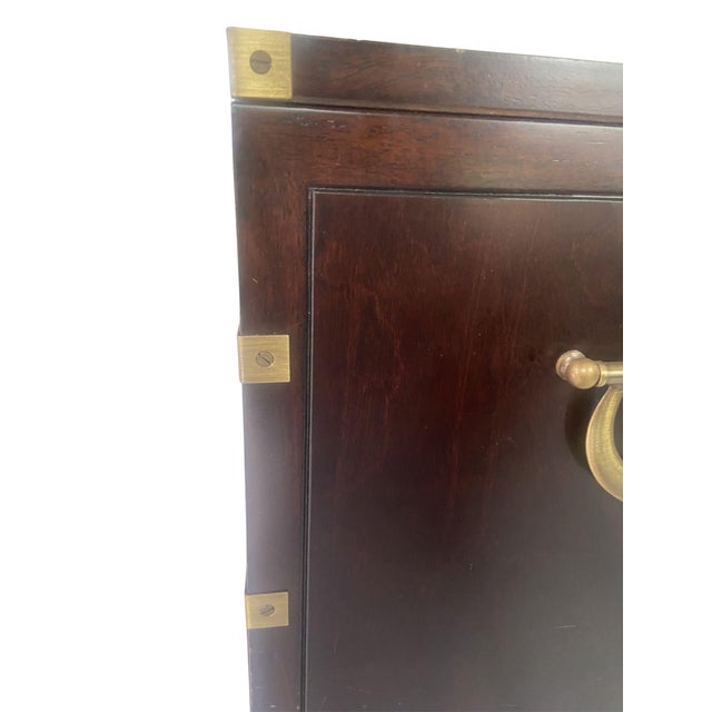 The Bombay Company Campaign Style Chest of Drawers For Sale - Image 4 of 9