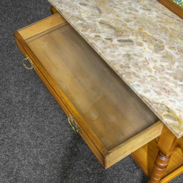 Edwardian Ash Washstand, 1890s For Sale - Image 6 of 18