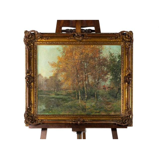 Autumn Fox Hunting, 20th Century, Oil on Canvas, Framed For Sale - Image 3 of 9