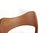 Wood Chairs by Arne Hovmand Olsen for Kold Mogens, 1960s, Set of 4 For Sale - Image 7 of 8