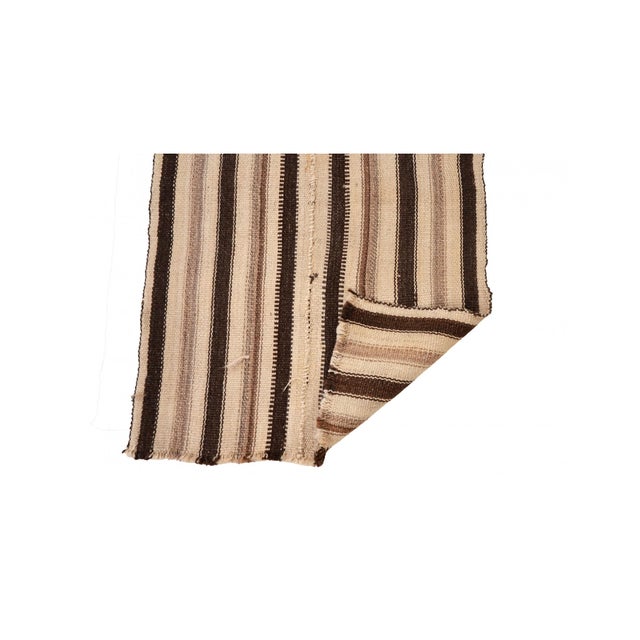 1960s Striped Vintage Kilim Rug - 2`3″ X 6`5″ For Sale - Image 5 of 6