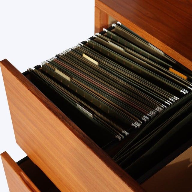 1960s Jesper MCM Teakwood 3-Piece Modular Cabinet C1960 For Sale - Image 5 of 14