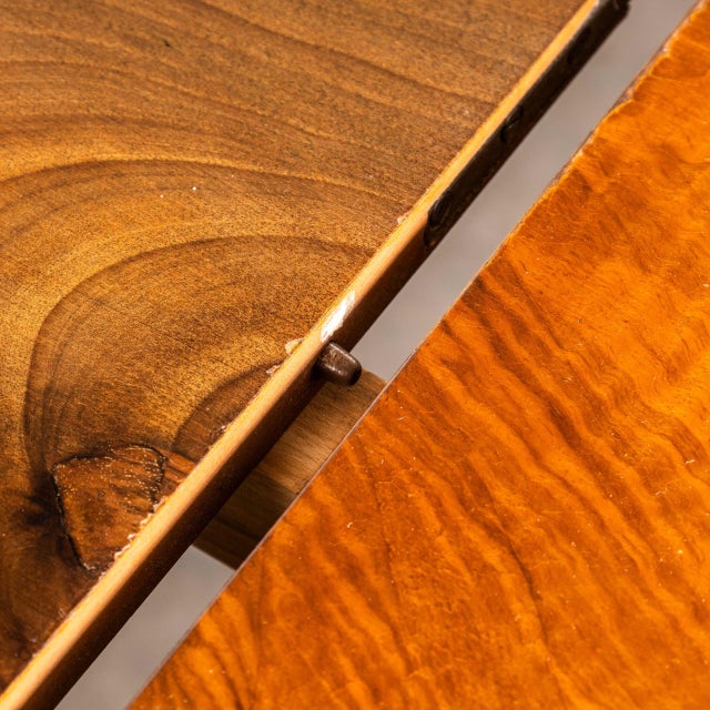 Wood Vintage Rectangular Extendable Halabala Dining Table from Up Zavody, 1950s For Sale - Image 7 of 17