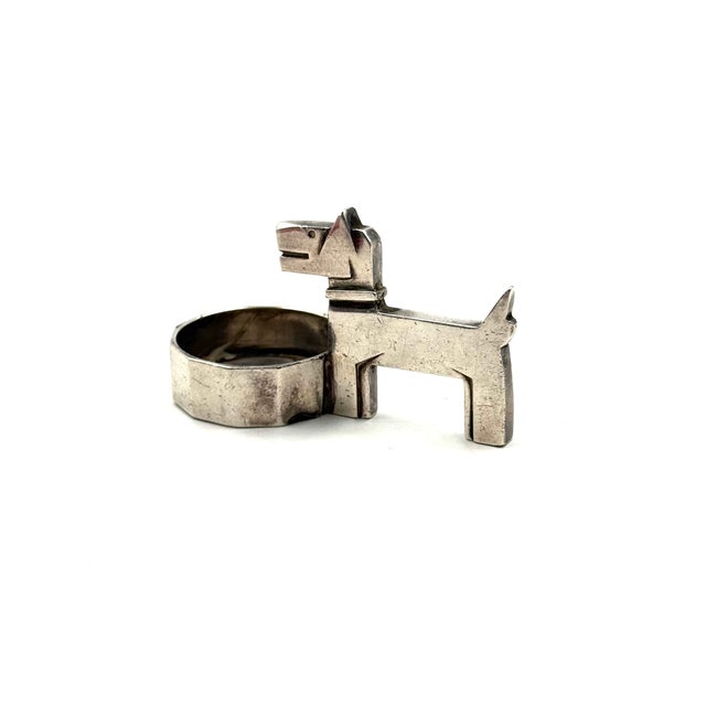 Art Deco Silver-Plated Ric & Mac Small Ashtray, Edouard Marcel Sandoz, Gallia Christofle, France 1930s For Sale - Image 13 of 14