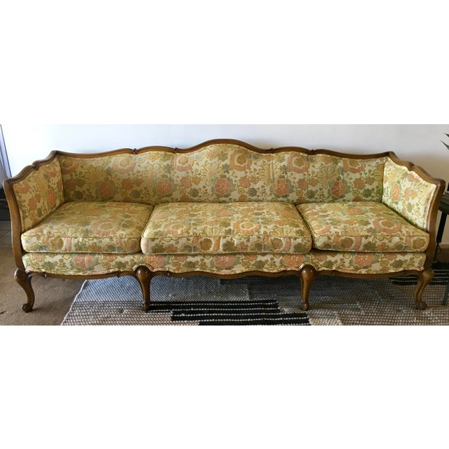 Vintage Mid Century Cocheo Bros French Provincial Style Sofa
