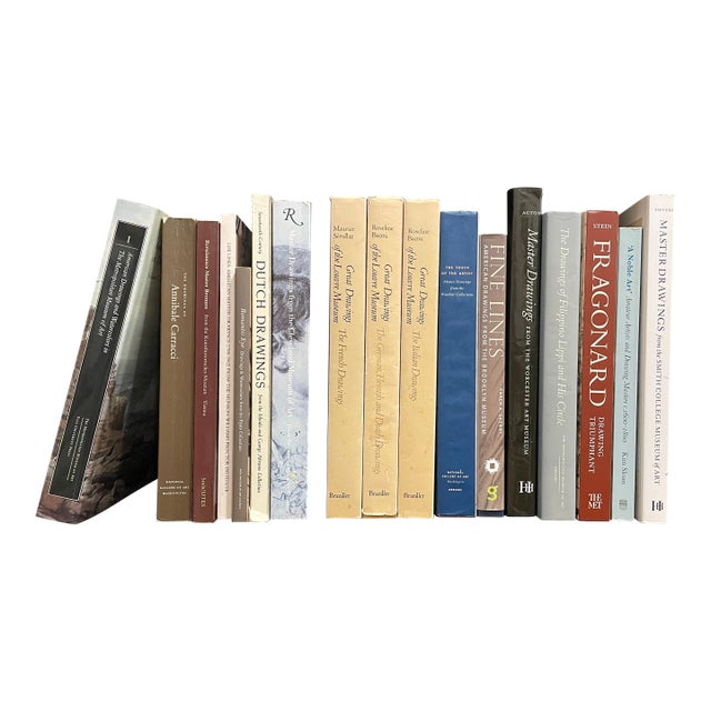 Books on Drawings - Set of Seventeen For Sale