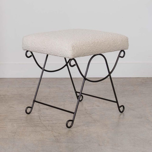 Panoplie Iron Loop Stool, Boucle For Sale In Los Angeles - Image 6 of 10