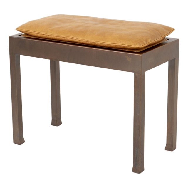 Romeo Sozzi for Promemoria "Gong" Bronze Stool For Sale