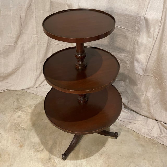 Traditional Mid 19th Century Georgian Style Mahogany Dumbwaiter For Sale - Image 3 of 5