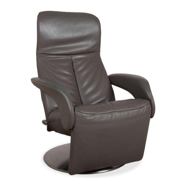 Symphony JR-7960 Lounge Chair in Grey Leather from Jori For Sale - Image 17 of 17