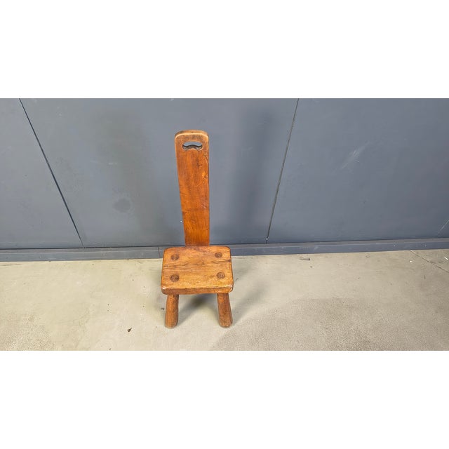 Vintage Brutalist Side Chair, 1960s, in Very Good conditions. Designed 1960 to 1969