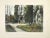 The Green Landscape is a colored etching hand painted on paper realized by the French artist Léopold Robin. Hand Signed on...