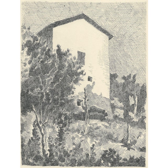 Giorgio Morandi, Landscape, House in Grizzana, 1957 For Sale - Image 3 of 7