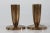Metal Danish Art Deco Fluted Candlesticks in Bronze, Denmark, 1930s-1950s, Set of 2 For Sale - Image 7 of 7