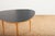 Three-Round Table Dining Table with Maple Frame and Wooden Top Covered with Black Linoleum by Max Bill for Horgen Glarus, 1949 For Sale - Image 10 of 15