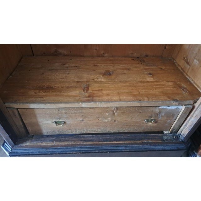 Wood Antique Italian Walnut Wardrobe, 1890s For Sale - Image 7 of 8