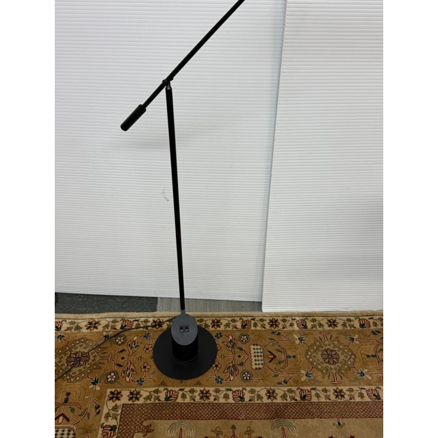 Robert Sonneman for Kovacs Feather Floor Lamp, Black For Sale In San Francisco - Image 6 of 12