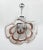 Mid-Century Modern Murano Glass and Steel Pendant from AV Mazzega, Italy, 1970s For Sale - Image 7 of 8