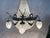 Metal 1980s French Louis XVI Charcoal Bronze Chandeliers - Pair For Sale - Image 7 of 18