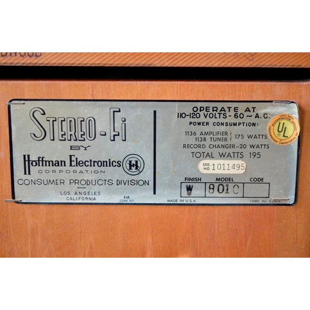 Mid Century Modern Hoffman Stereo Chairish