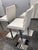 Contemporary Adjustable Swivel Bar Stools, Set of Three For Sale - Image 10 of 12