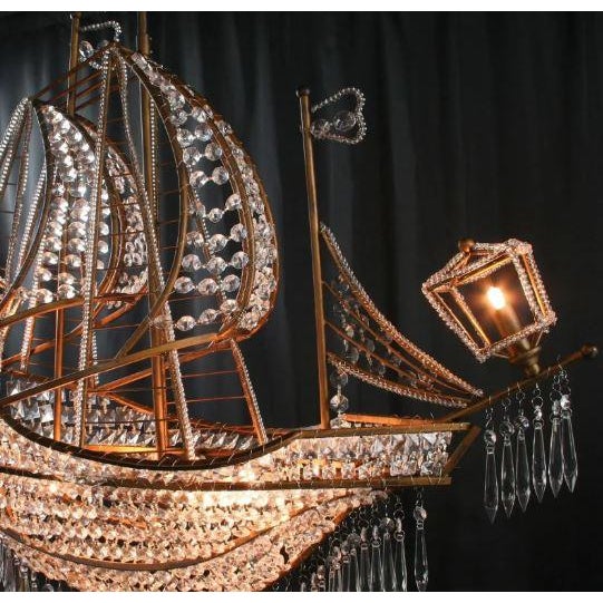 Overall Condition is New. Material(s): Metal,Metal,Metal,Metal,Crystal Glass,Crystal Glass. Style: Nautical. Dates to...