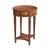 Jules 1 Drawer Round End Table, Medium Brown For Sale - Image 9 of 9