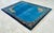 Blue 1980s Handmade Rug Blue Turkish Rug - 6'6" X 9'1" For Sale - Image 8 of 18