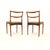 Danish Teak and Leather Chairs by Henry Klein for Bramin, 1960s, Set of 2 For Sale - Image 4 of 11