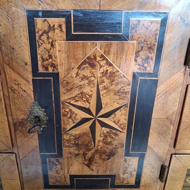 Antique Secretary Desk with Inlays and Drawers For Sale - Image 13 of 18