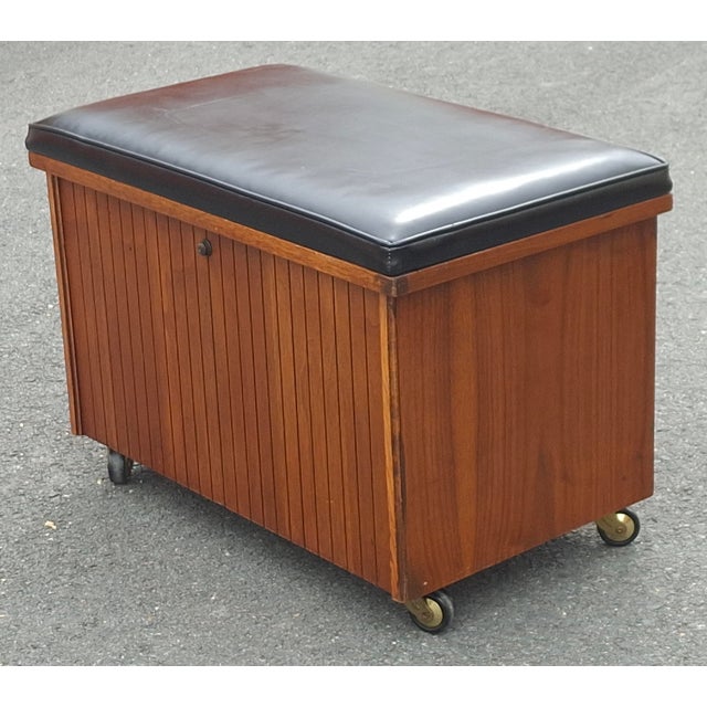 Mid 20th Century Lane Furniture Sheet Music Cabinet and Bench For Sale In Washington DC - Image 6 of 11