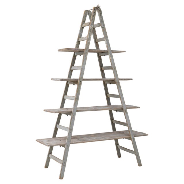 Mid 20th Century French A-Frame Ladder Shelf For Sale - Image 15 of 18