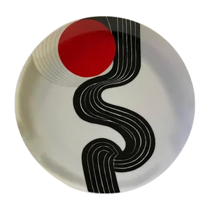 Graphic Art Wall Plaque Energie by Srivastava Narendra for Rosenthal, 1979