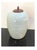 Ceramic Antique Chinese Qing Dynasty Blue & White Scholar’s Objects Melon Jar With Hardwood Lid – 13” For Sale - Image 7 of 8