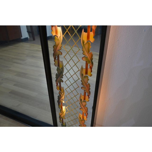 Backlit Mirror by Luigi Brusotti, Italy, 1940s For Sale - Image 6 of 15