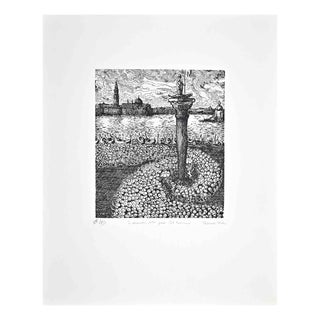 Amedeo Tedeschi Toschi, The Disasters of Peace, Tourism, 1990s, Etching For Sale