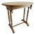 Late 19th Century Grover B. Horton Country Pine Oval Side Table With Turned Spindle Legs & Drop Finials For Sale