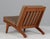 Wood Lounge Chair Model Ge-370 attributed to Hans J. Wegner for Getama, 1960s For Sale - Image 7 of 8