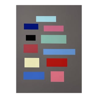 Contemporary Abstract Acrylic on Birch Panel "Road Show" by Tom McGlynn For Sale