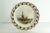 A very interesting mid 19th century English Maritime plate Exquisitely hand painted seashore scene with two small mooring...