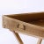 Campaign Style Foldable Bar or Tray For Sale In West Palm - Image 6 of 10